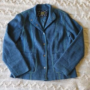 Women's Teal Corduroy Blazer